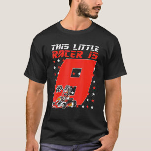 Camiseta Race Car 8Nacimiento Niño Racer Carreras Niños