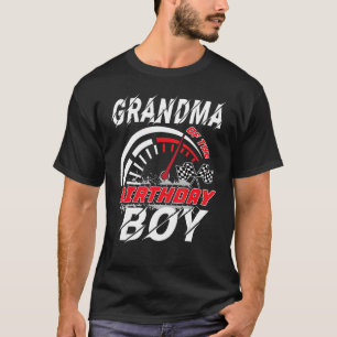 Camiseta Race Car Birday Boy Fiesta Carreras Familia Abuela