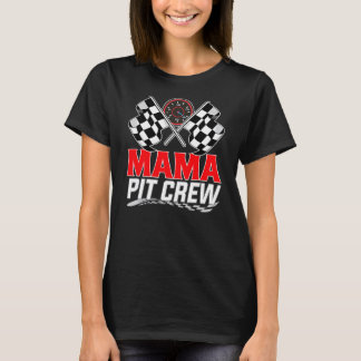 Camiseta Race Car Birday Party Carreras Familia Mama Pit