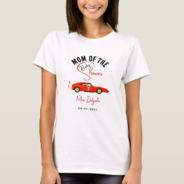 Camiseta Race Car Boy Baby Shower T-Shirt | Little Racer 