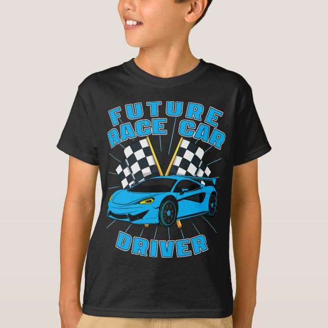 Camiseta Race Car Boys Future Race Car Driver De Vuelta A L (Anverso)