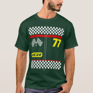 Camiseta Race Car Driver Costuve Para Halloween Boys Mens