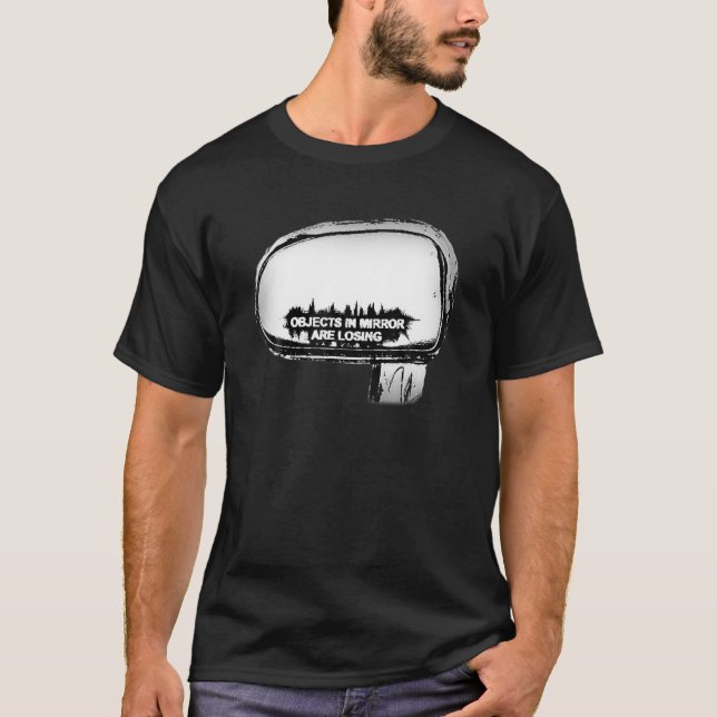 Camiseta Race Car Driver Funny Auto Mirror Graphic Carreras (Anverso)