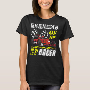 Camiseta Race Car Fiesta Abuela De Birthday Racer Racin