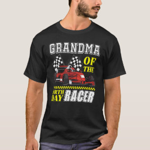 Camiseta Race Car Fiesta Abuela De Birthday Racer Racin