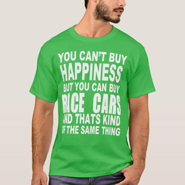 Camiseta Race car happiness gift friends (Anverso)