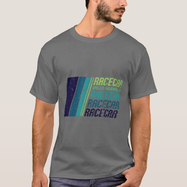 Camiseta Race Car Lovers Car Racing Classic Racecar Spelled (Anverso)