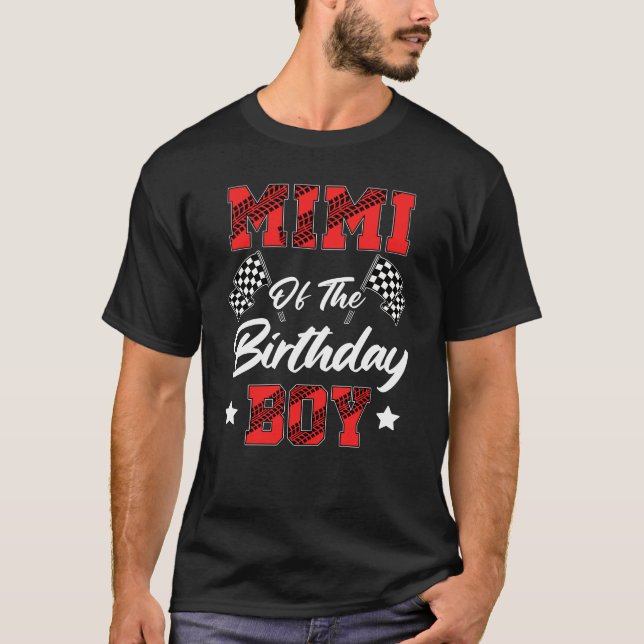 Camiseta Race Car Mimi De La Familia De La Carreras Del Niñ (Anverso)
