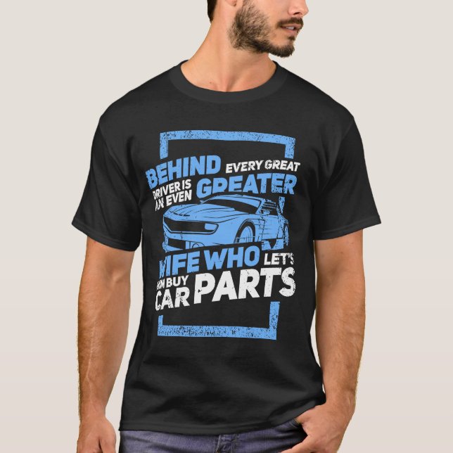 Camiseta Race Car Set para un conductor de coche de carrera (Anverso)