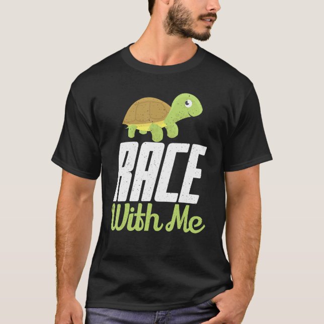 Camiseta Race Conmigo Turtle Marathner Runner (Anverso)