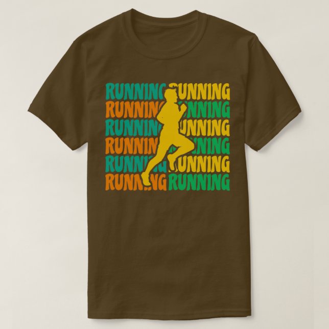 Camiseta Race Gift Run Vintage Retro (Diseño del anverso)