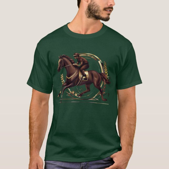 Camiseta Race Horse Derby Fiesta Cumpleaños (Anverso)