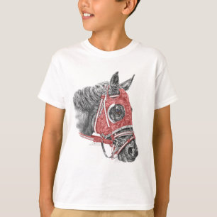 Camiseta Race Horse Portrait Silys