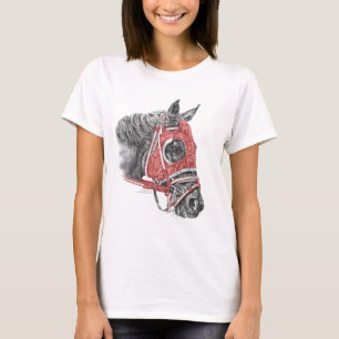 Camiseta Race Horse Portrait Silys
