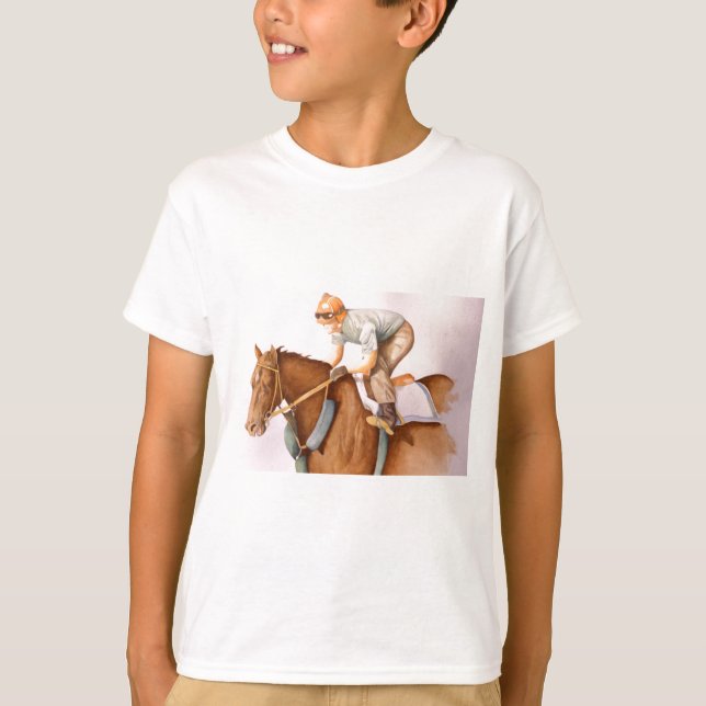 Camiseta Race Horse y Jockey (Anverso)