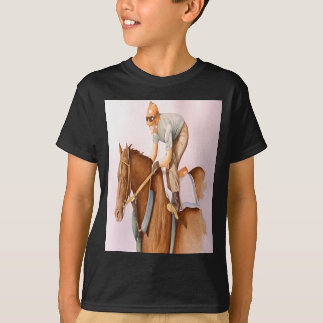 Camiseta Race Horse y Jockey (Anverso)