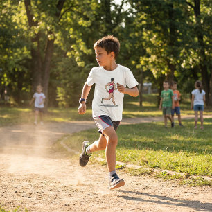 Camiseta Race Walker Atlete Sports Runner en movimiento