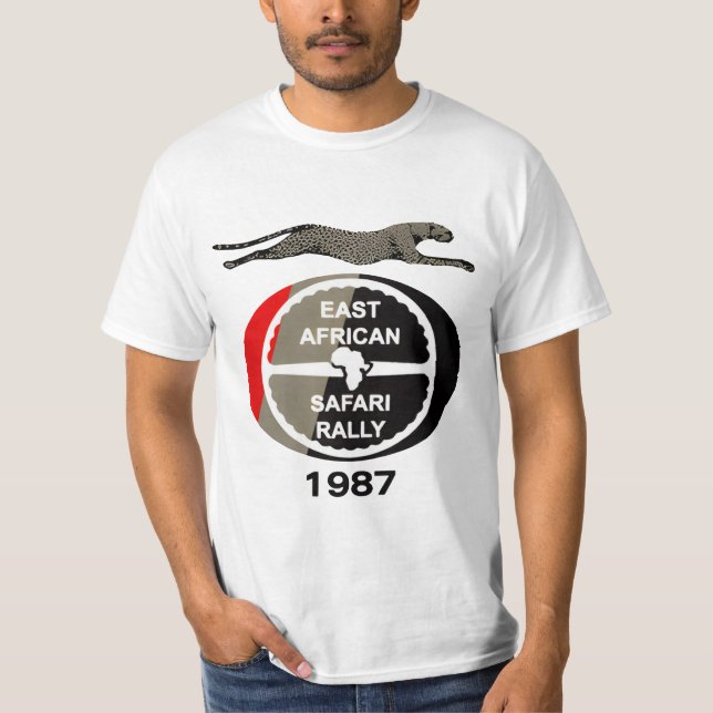Camiseta racecar de la concentración de safari, (Anverso)