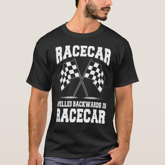 Camiseta Racecar Race Race Track Pit Crew (Anverso)