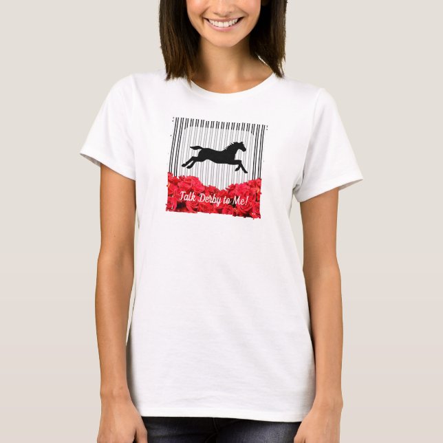 Camiseta Racehorse y Rosas Derby (Anverso)