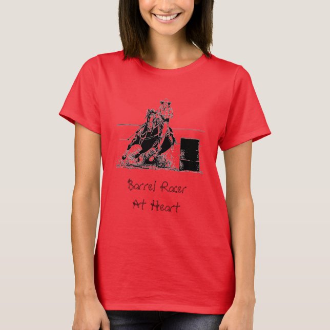 Camiseta Racer De Barril En El Corazón (Anverso)