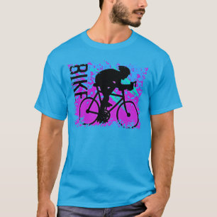 Camiseta Racer de ciclista abstracto