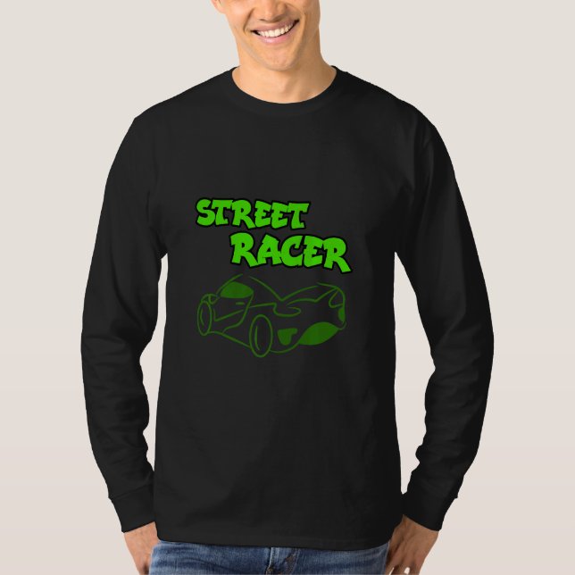 Camiseta Racer de controlador de coche de Carreras de decla (Anverso)