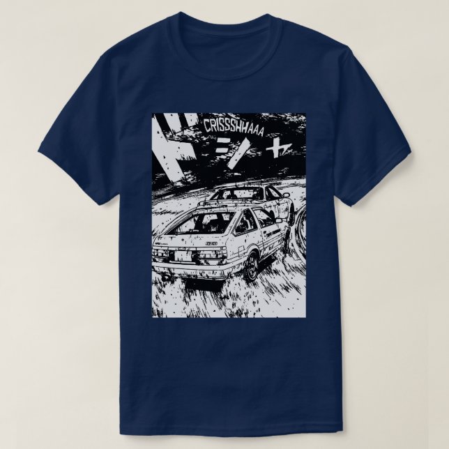 Camiseta Racer de deriva japonés AE86 a la deriva de Eurobe (Diseño del anverso)