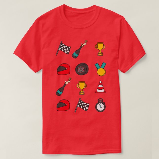Camiseta Racer de Fórmula 1 (Diseño del anverso)