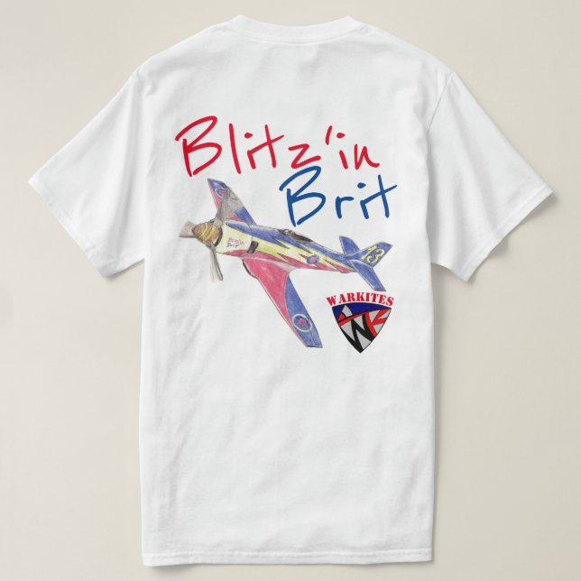 Camiseta Racer de la furia marina de los brujos "Blitz'in B (Reverso del diseño)