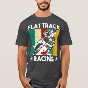 Camiseta Racer de motocicleta Vintage Flat Track Carreras G