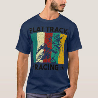 Camiseta Racer de motocicleta Vintage Flat Track Carreras G