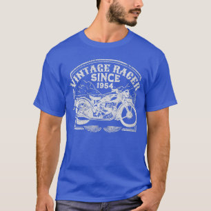 Camiseta Racer De Vintage De Mujeres Desde 1954 Motocicleta