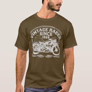 Camiseta Racer De Vintage De Mujeres Desde 1959 Motocicleta