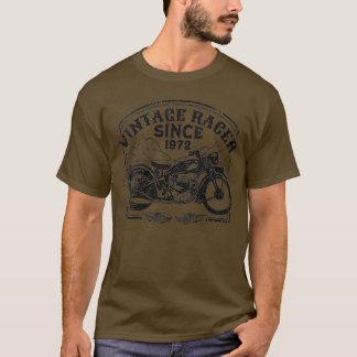 Camiseta Racer De Vintage De Mujeres Desde 1972 Moto Retro