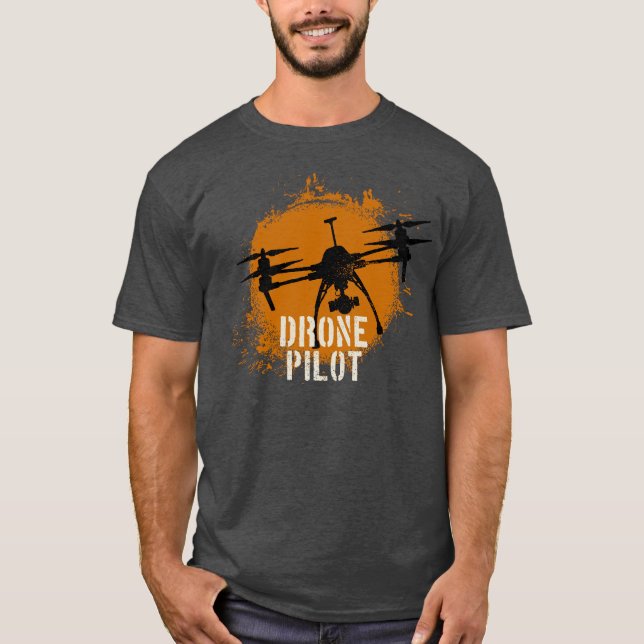 Camiseta Racer del operador del piloto de drones (Anverso)
