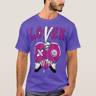 Camiseta Racer Púrpura 5s Perdida Coincidente Corazón 5 Rac