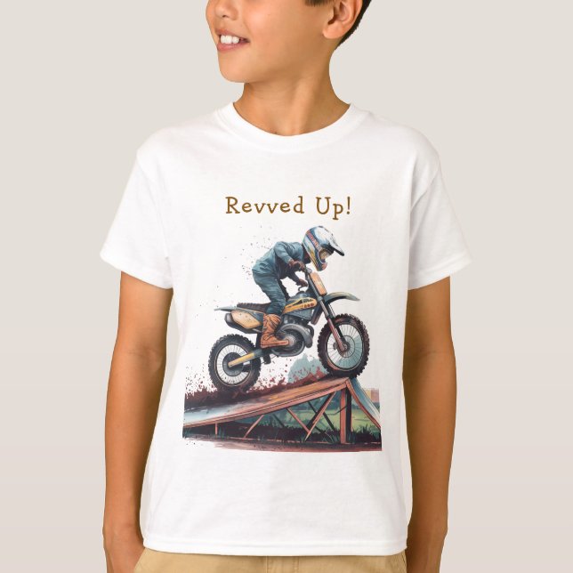 Camiseta Racer Revuelto: Bash de cumpleaños de moto (Anverso)
