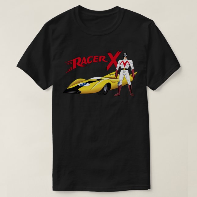 Camiseta Racer X Tribute to Original 60s Speed Racer Cartoo (Diseño del anverso)