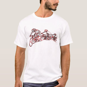 Camiseta Racers en bicicleta