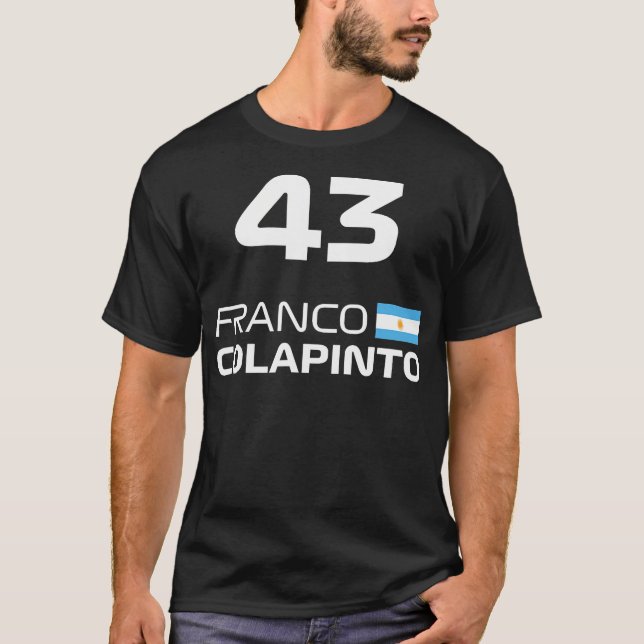 Camiseta Races Carreras de Fórmula Franco Colapinto (Anverso)