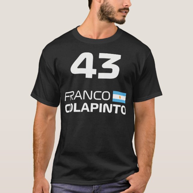 Camiseta Races Carreras de Fórmula Franco Colapinto (Anverso)