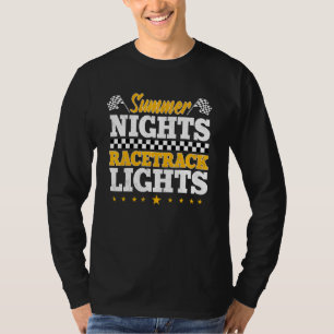 Camiseta Racetrack Luces Racer Raceday Race Track Carreras