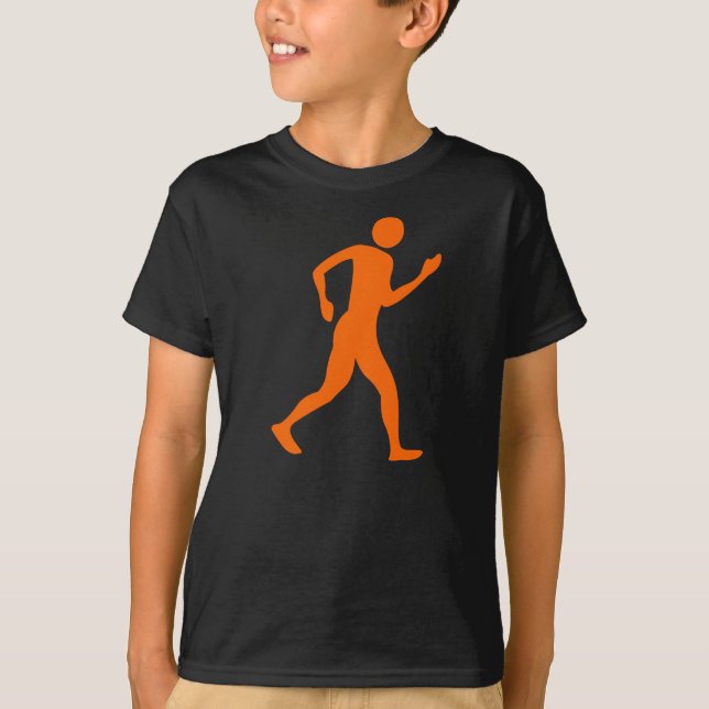 Camiseta Racewalking - Naranja (Anverso)