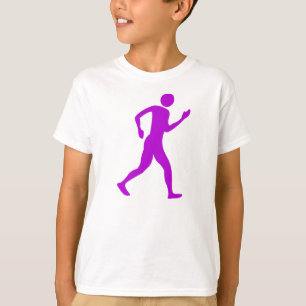 Camiseta Racewalking - Púrpura