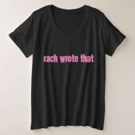 Camiseta Rach (Tamaño adicional) 