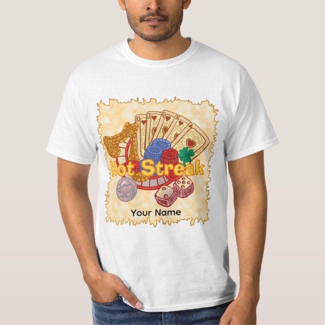 Camiseta Racha Caliente de Póquer (Anverso)