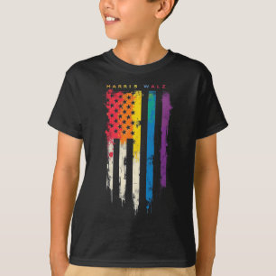 Camiseta Racha colorida del volante