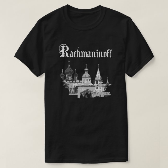 CAMISETA RACHMANINOFF (Diseño del anverso)