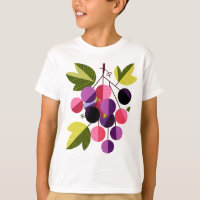 Racimo de Uvas – Ilustración Divertida de Frutas p